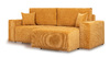 Диван-кровать угловой Оксфорд 714 композиция 1, шенилл STORM 8 горчичный, модульная система, сборка на любую сторону