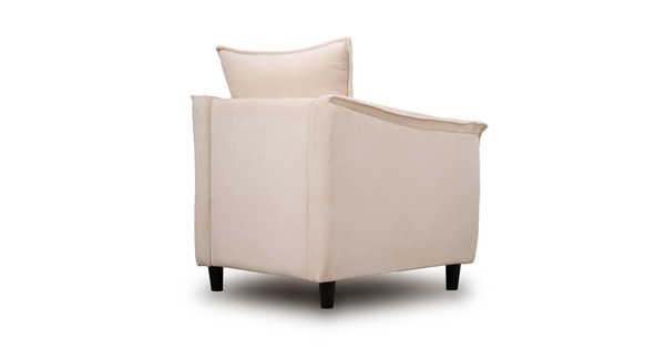 Кресло для отдыха Берта ТК 771 велюр Mirage semolina молочный