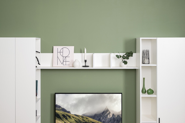 Спальня Эйр композиция 1 белый РЕ шагрень, спальное место 160 х 200