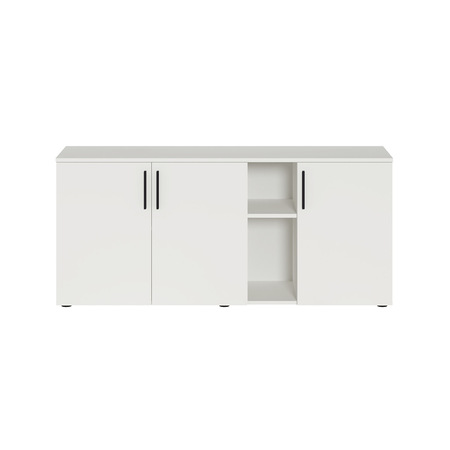 Гостиная Эйр композиция 1 белый PE шагрень, собирается на любую сторону