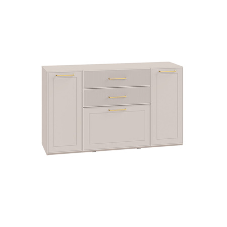 Комод Ричфорд 16.235 кашемир 5981 BS, моно керамика D166-2 ПВХ, белый PE шагрень