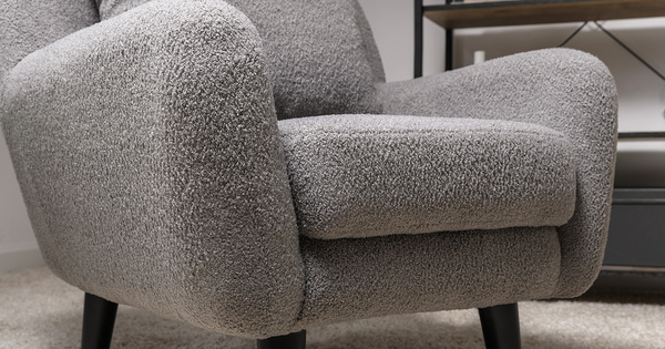 Кресло для отдыха Шон ТК 273 велюр Romeo 06 серый